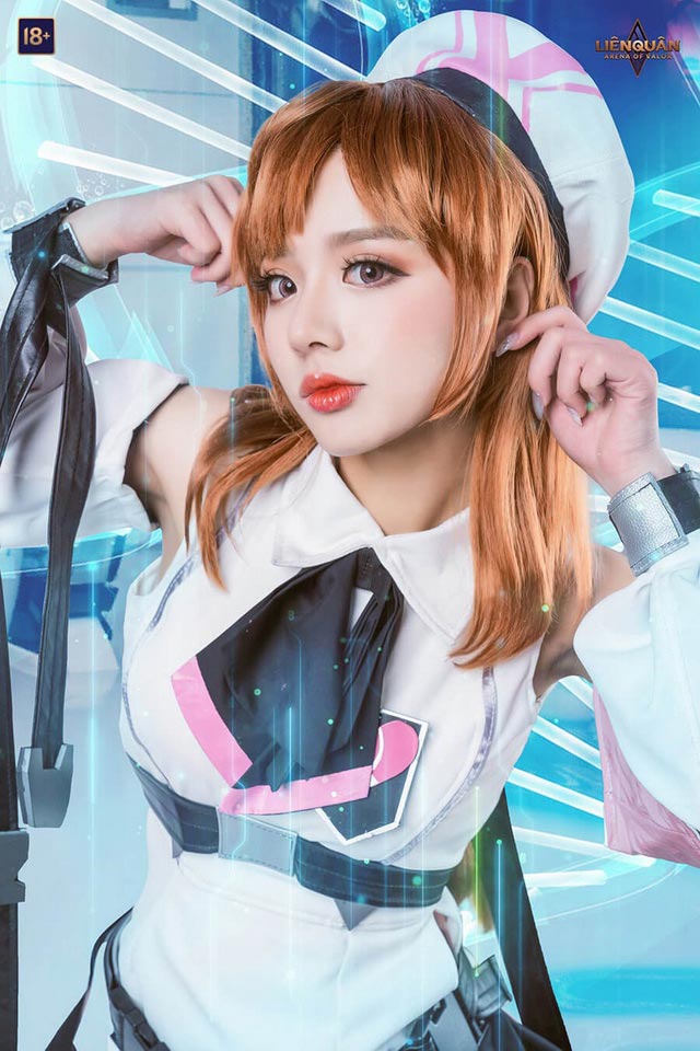 Sinestrea wave cosplay Quỳnh Chi khoe vóc dáng