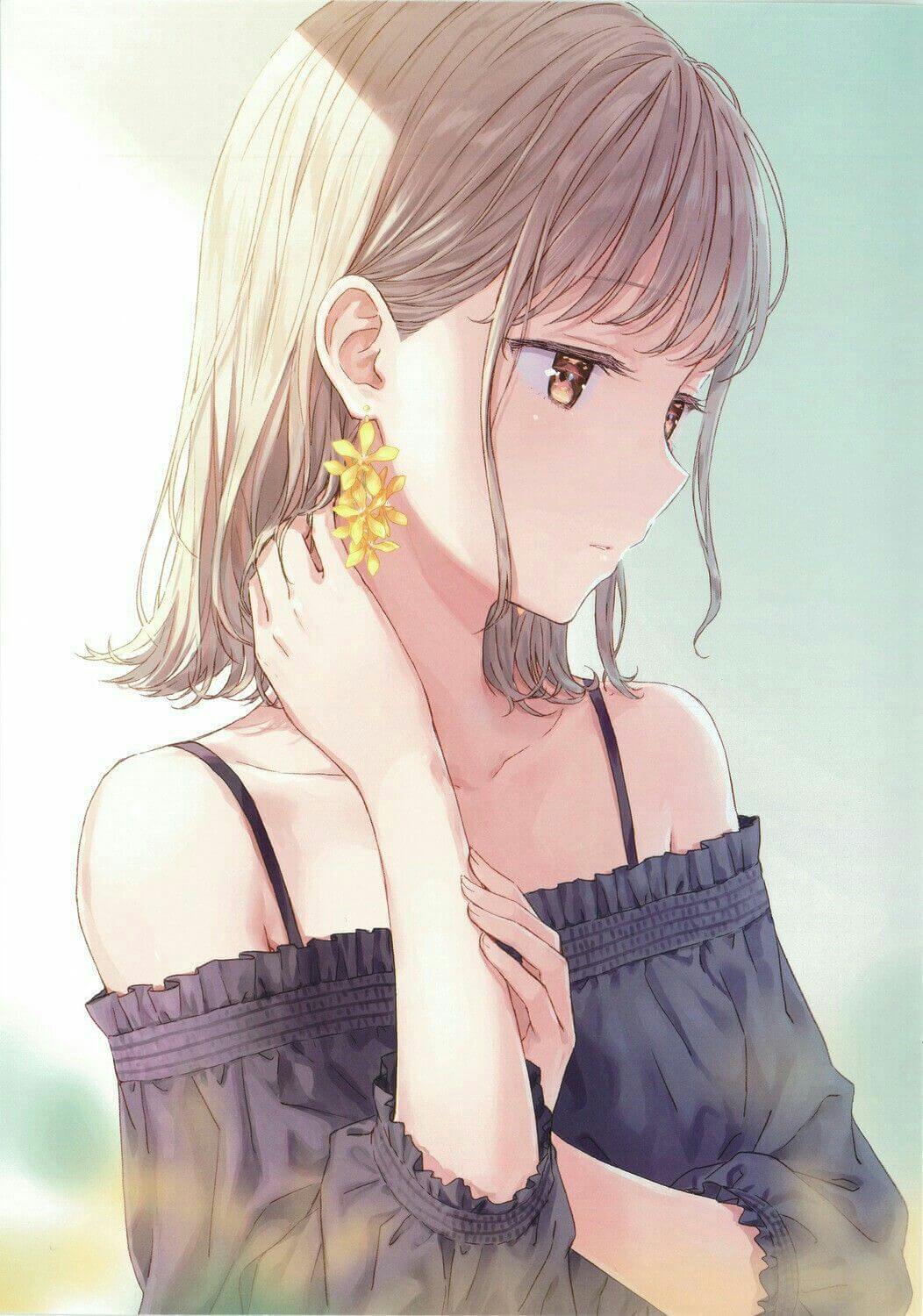 Anime nữ tóc ngắn cute đẹp
