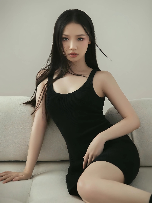 Amee sexy khoe chân dài trong váy ôm