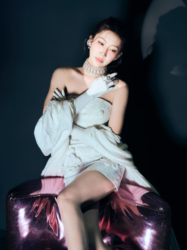 Thanh lịch và duyên dáng của diễn viên Lê Huỳnh Thúy Ngân.