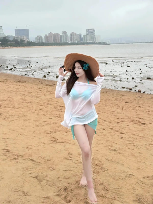 ảnh gái tắm biển