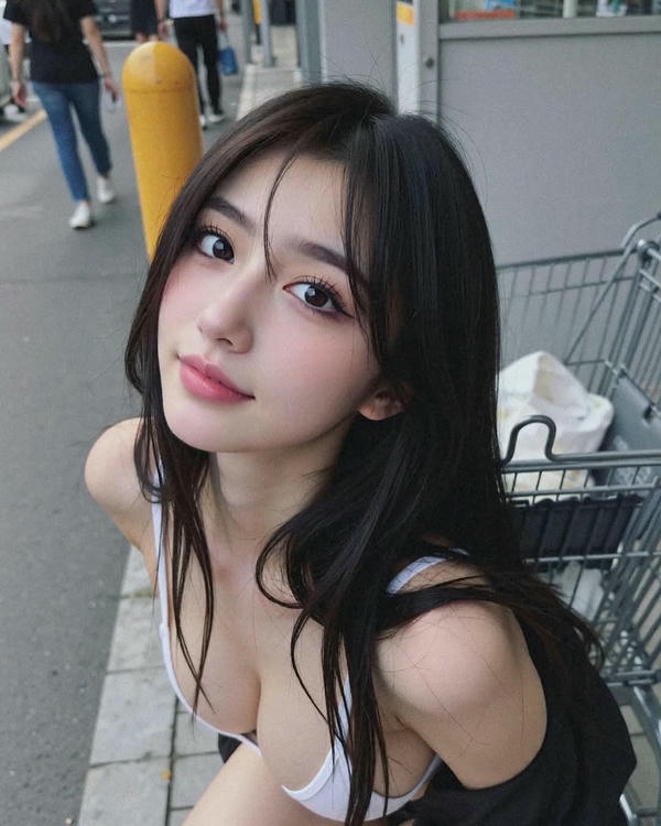 ảnh hot girl từ trên xuống