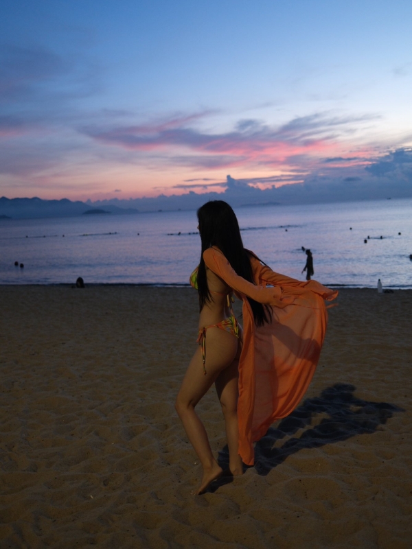 Ánh hoàng hôn tô điểm thêm cuốn hút