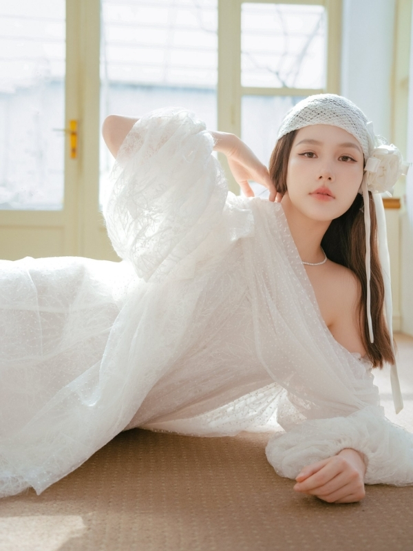 Vẻ đẹp ngọt ngào trong không gian lãng mạn.