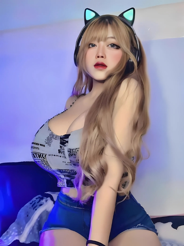 Gái vú to cosplay cực dễ thương