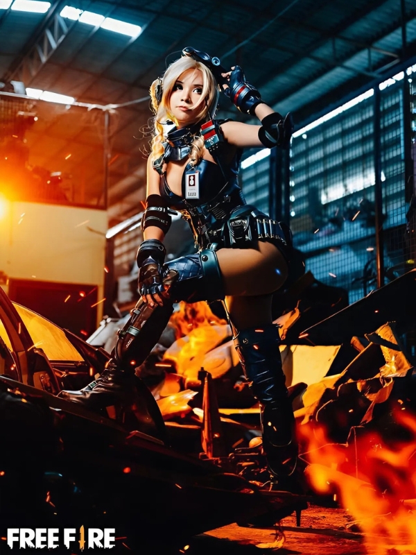 Bộ ảnh gái xinh cosplay Free Fire cực chất và cuốn hút