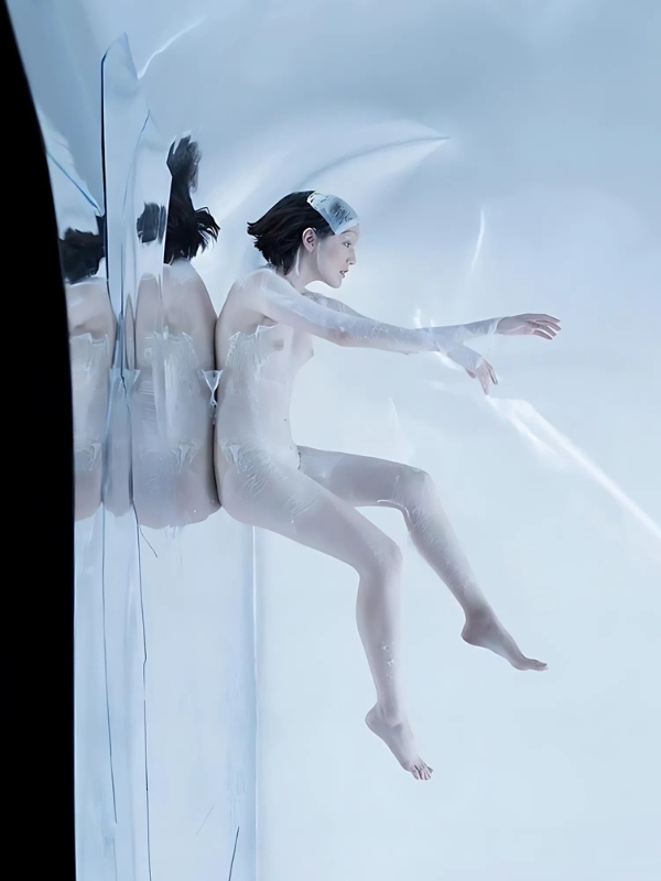 Động tác tự do qua ảnh hải tú nude