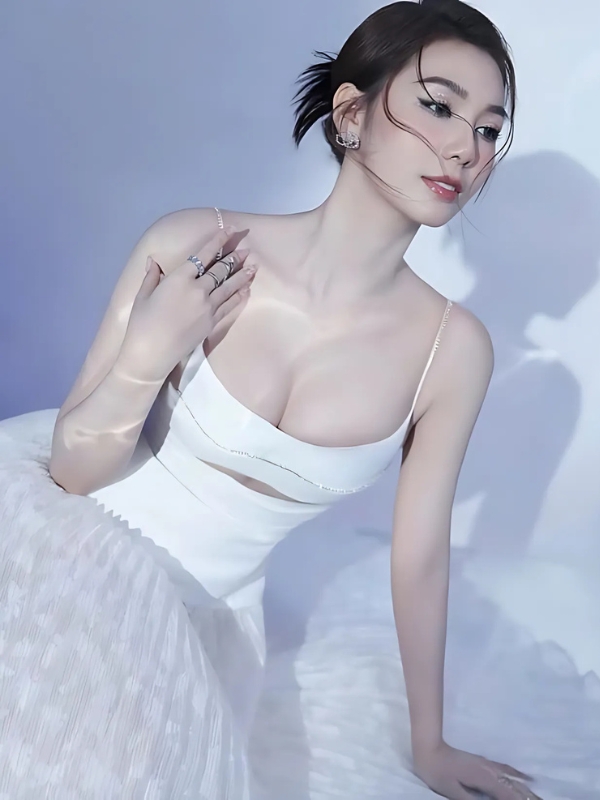 Hot girl áo trắng hở vai quyến rũ