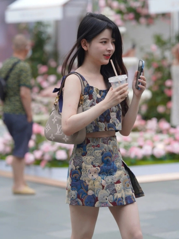 hot girl Trung Quốc đường phố quyến rũ