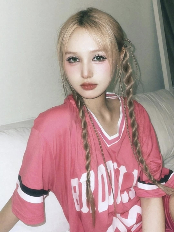 Kiểu tóc tết đôi cực đáng yêu