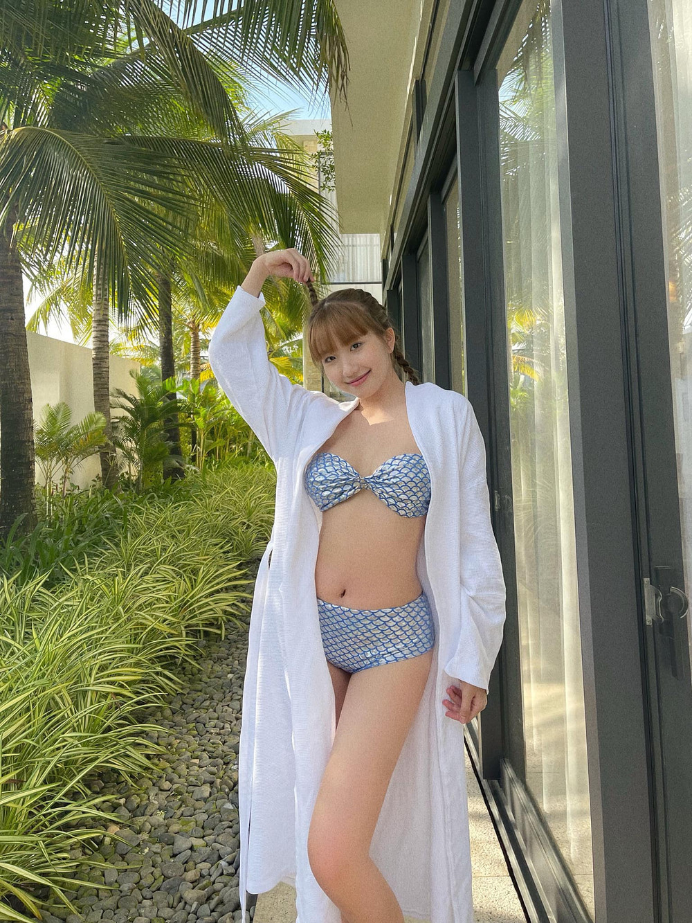 Gái xinh mặc đồ thiếu vải TikTok bikini - 11
