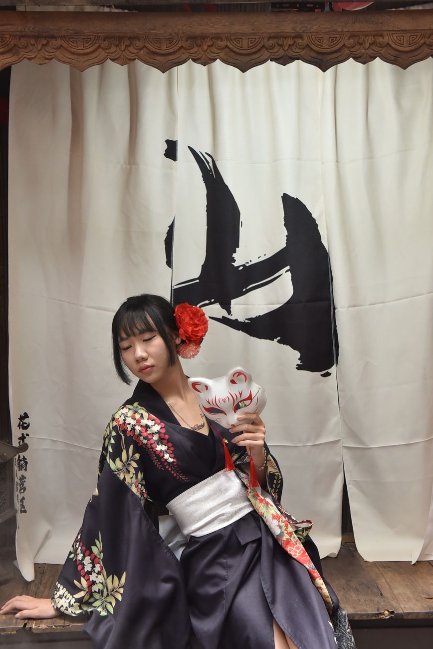 ảnh gái xinh mặc kimono nghệ thuật — ảnh 19